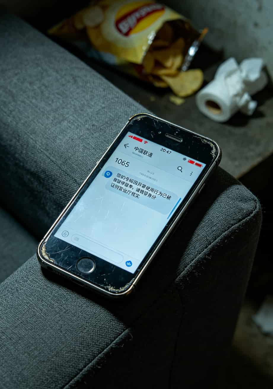 电信路由器初始密码懒得改?电销卡的坑我替你踩了20个,最后一个最要命 电销卡被封的短信通知截图