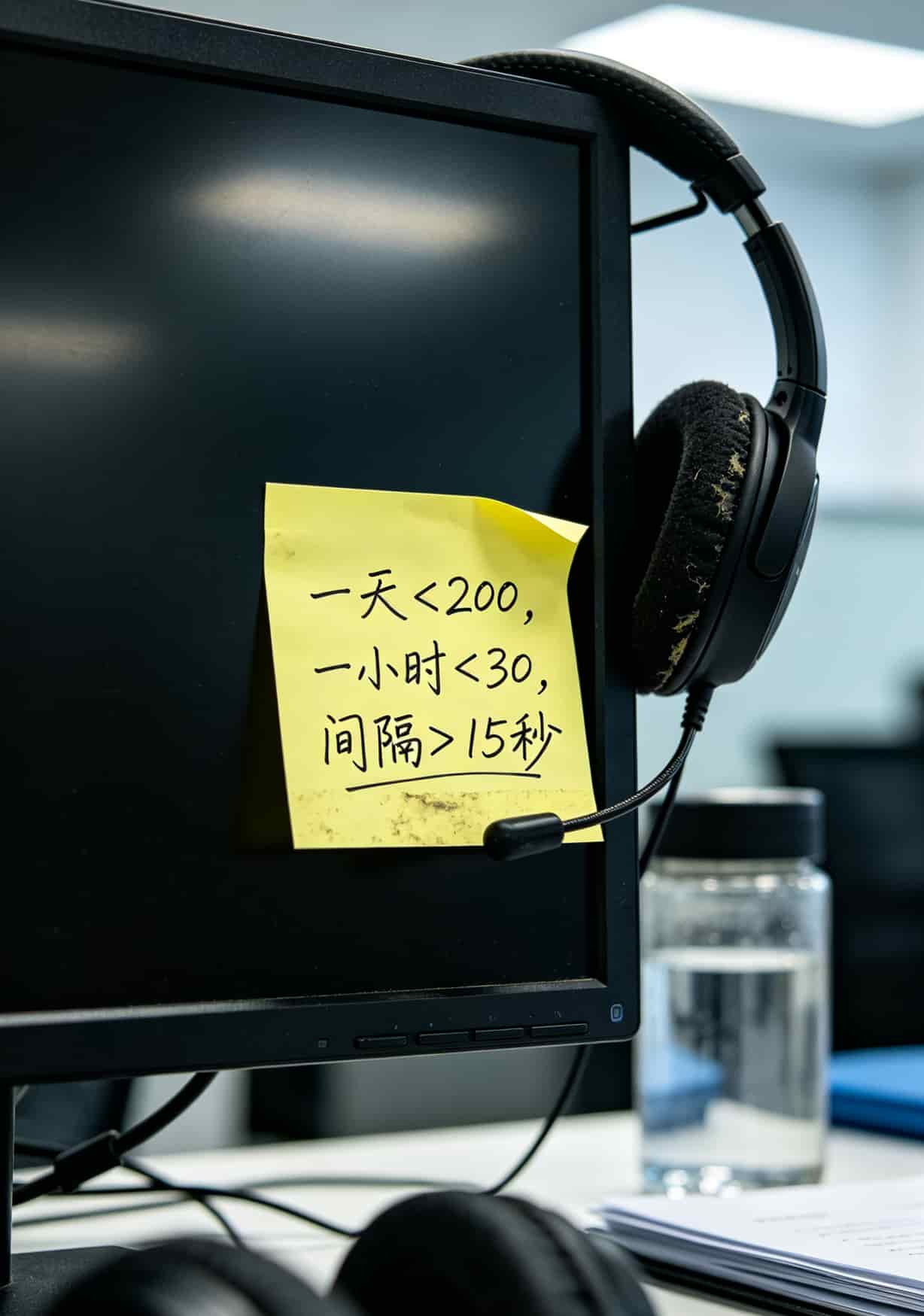 电销卡别再交智商税了!免费下载中国电信APP查授权,能帮你省下几万块 电销外呼频率控制表示意图,显示每小时上限30通