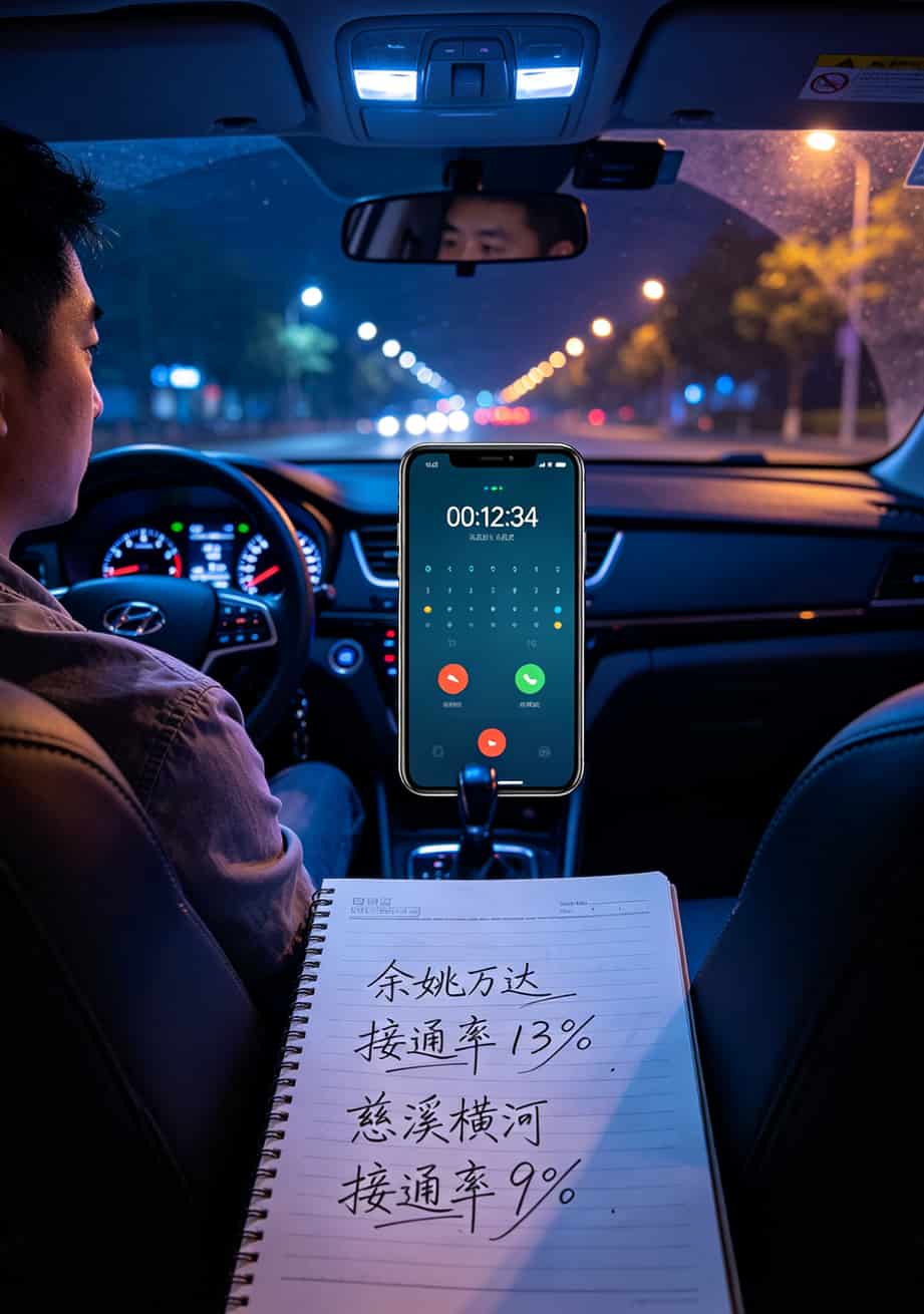 在浙江干电销,换过11张卡才弄明白:先打**中国电信的客服电话**问这三句,比啥攻略都管用 通话测试数据记录表示意图