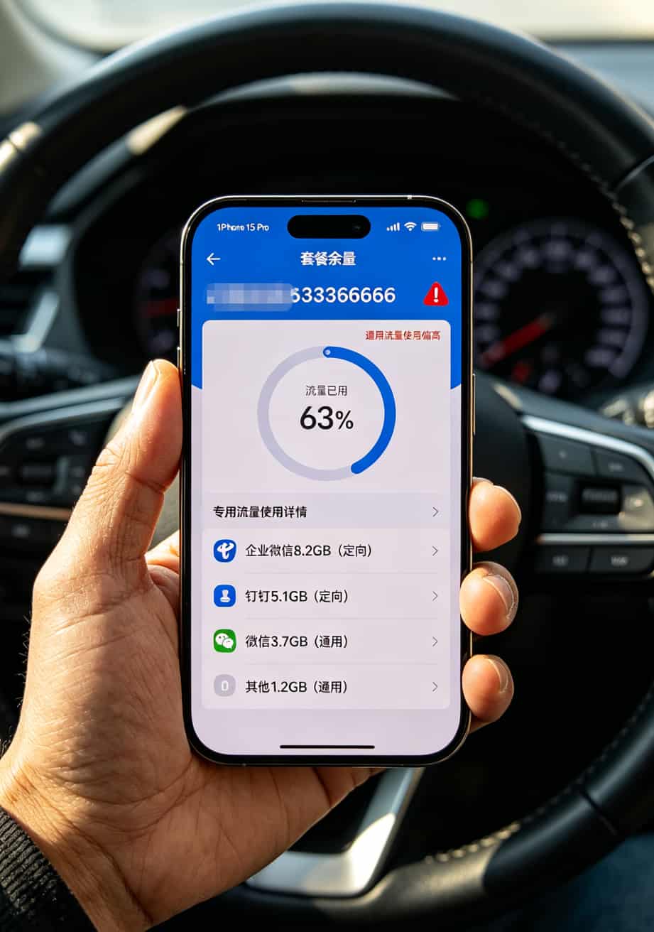 电销卡水太深!看懂“电信专用流量使用范围”,一年少亏一万多 电信营业厅App内套餐余量查询页面截图