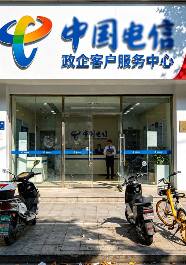 郑州老李干了8年电销,换过十几家卡商:选对电信运营商电话卡,三个月少亏20万 运营商政企营业厅门头