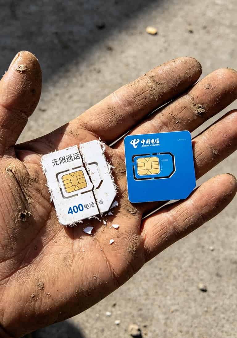 电信携号转网怎么办理?跑了三趟营业厅,我总算整明白了(附避坑指南) 被掰断的电销卡和普通手机卡的对比