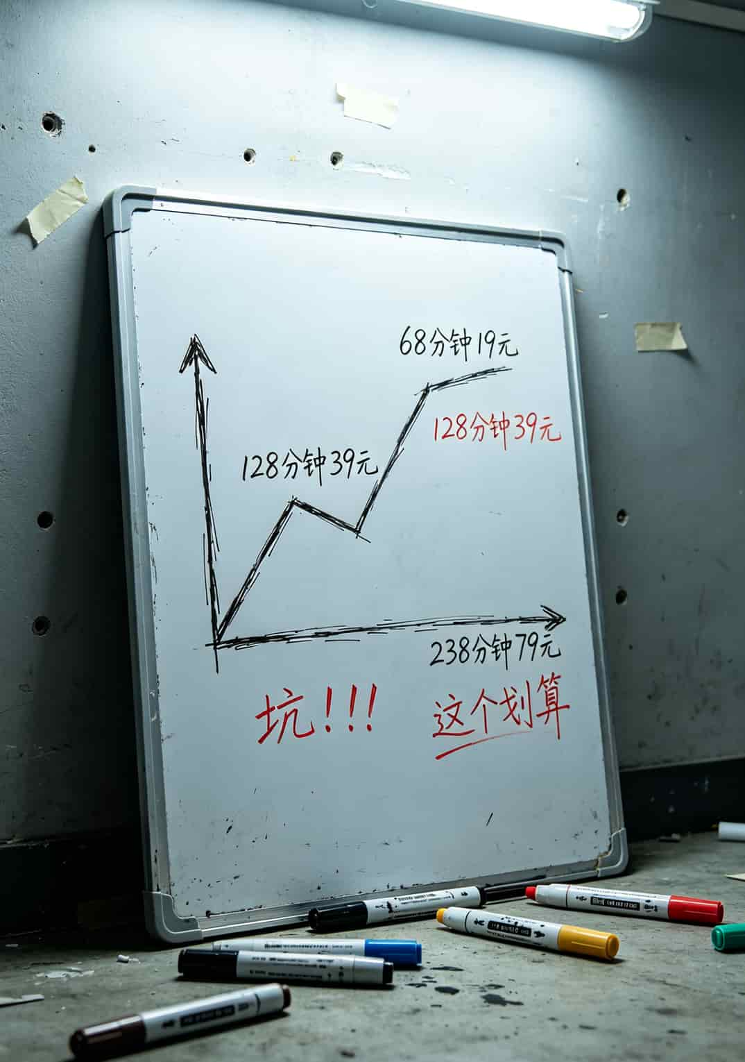 打了八年电销,劝你先查中国电信电话是多少!别再被余姚这些套餐坑了 电销卡不同套餐分钟数与单价对比折线图