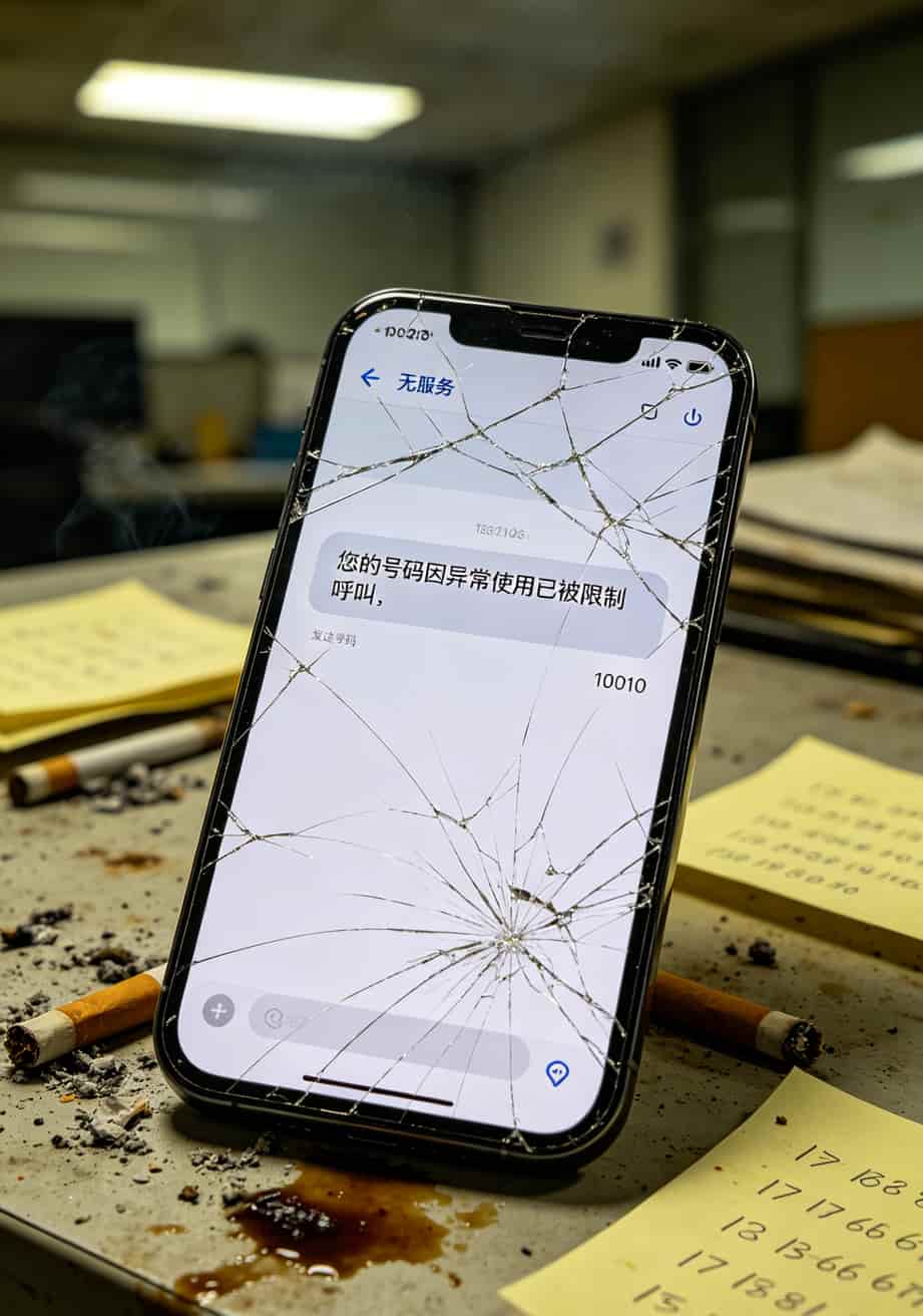 178是移动还是电信?别再猜了,我花3万块买来的答案都在这 电销卡被封后的手机界面截图