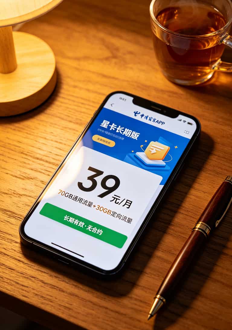 电信星卡长期版套餐详情截图