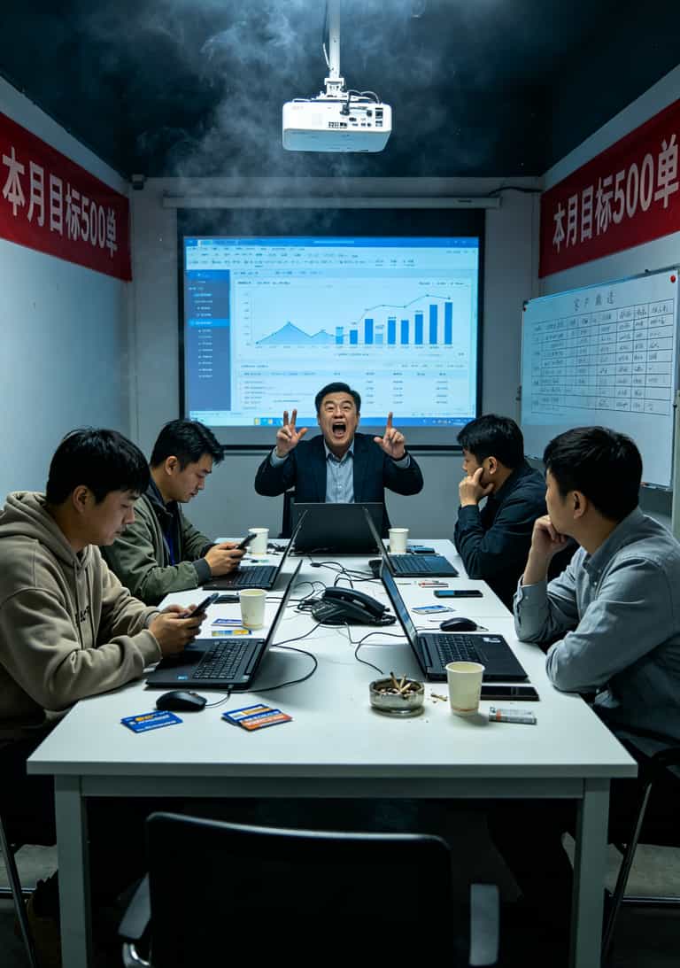郑州老李干了8年电销,换过十几家卡商:选对电信运营商电话卡,三个月少亏20万 电销团队开会讨论选卡问题
