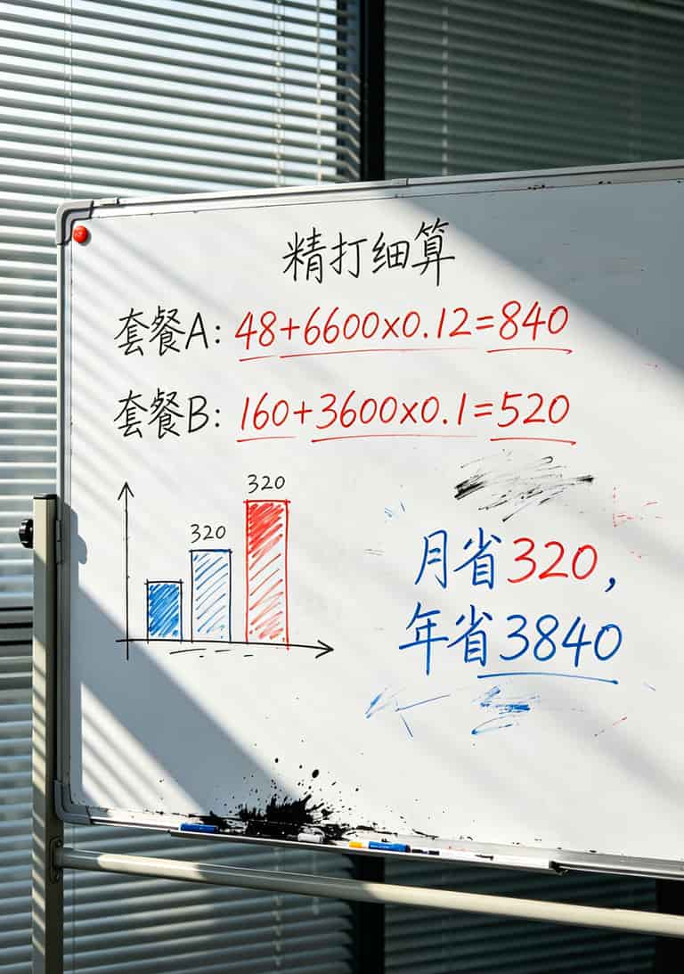 电信路由器初始密码懒得改?电销卡的坑我替你踩了20个,最后一个最要命 电销卡长期成本计算对比图表