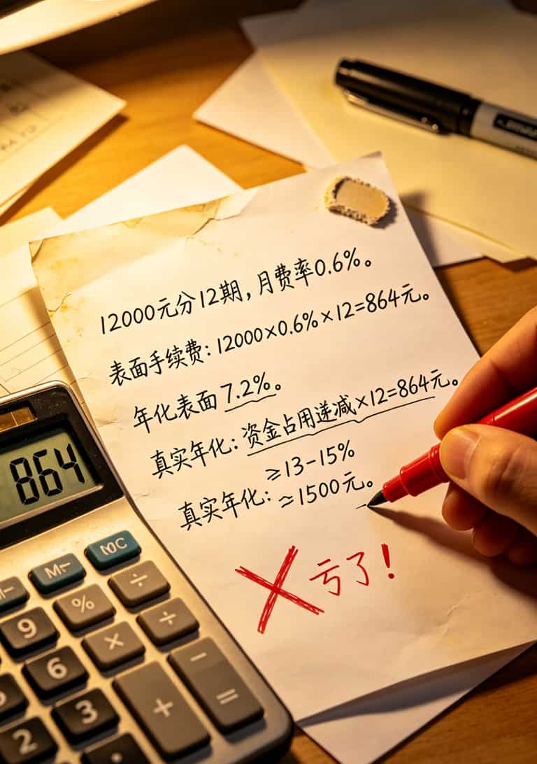 信用卡电销月入2万,我劝你先搞懂“电信营业时间” 信用卡分期真实年化利率计算公式示例