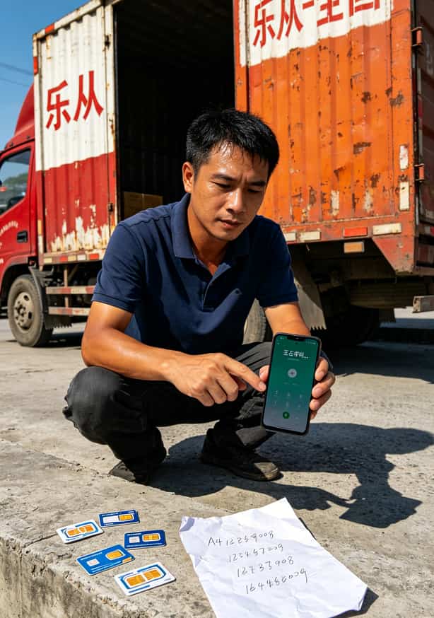 跑了三年冤枉路才明白:电销卡防封靠**中国电信天翼云**,余姚佛山北京办卡全攻略 佛山乐从家具城附近,电销人员正在测试新卡