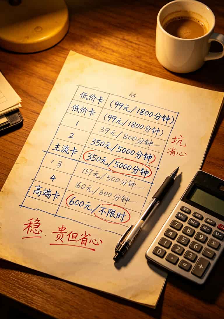 广州电信电话办卡被骗了三年,终于有人把电销卡的坑说清楚了 不同价位电销卡套餐对比表