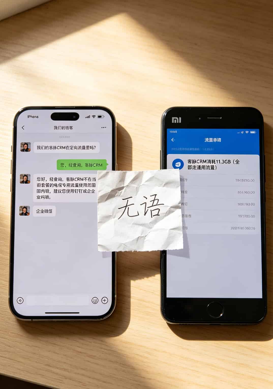 电销卡水太深!看懂“电信专用流量使用范围”,一年少亏一万多 客服聊天记录截图显示小众CRM不在定向范围内