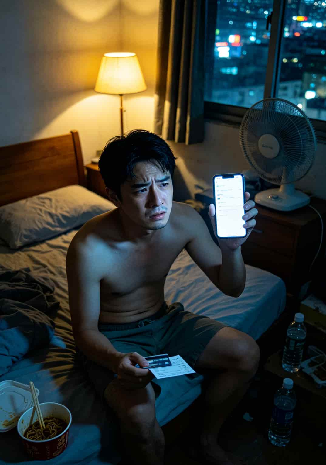 接个电话差点没了三千块?先搞懂**电信客服几点上班**比啥都重要 深夜一个人拿着手机看信用卡账单,表情困惑