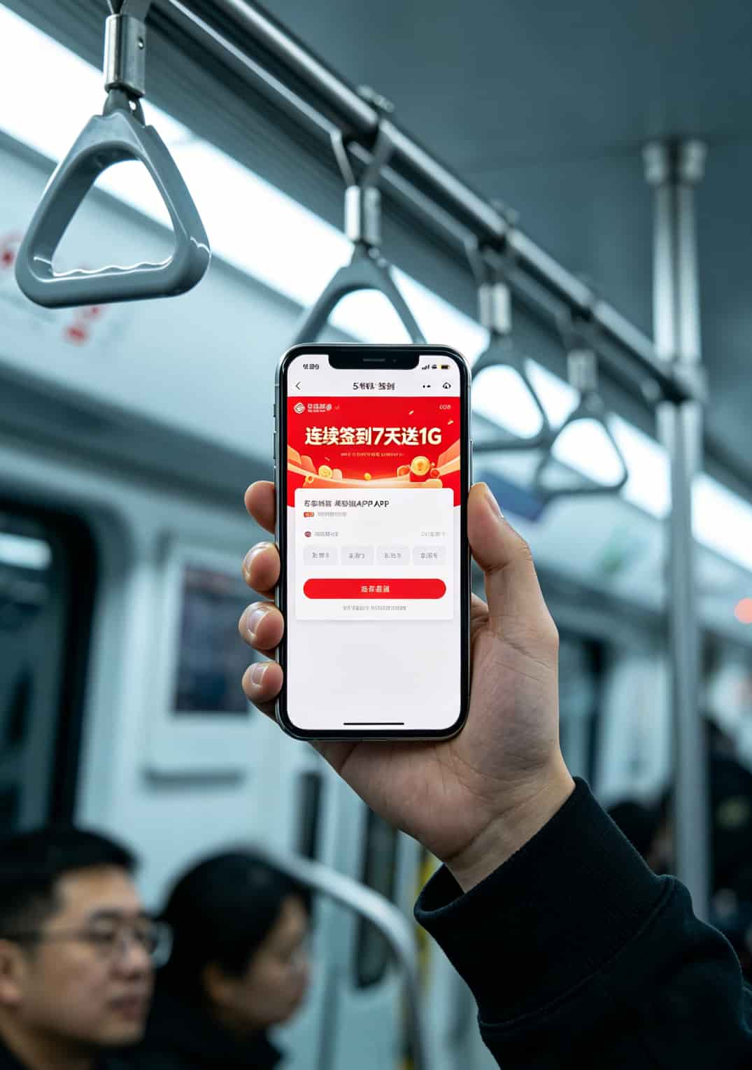 深圳手机号码靓号网实测:我跑了8家营业厅,最后躲到网上办卡才没被坑 移动APP签到领流量活动界面截图