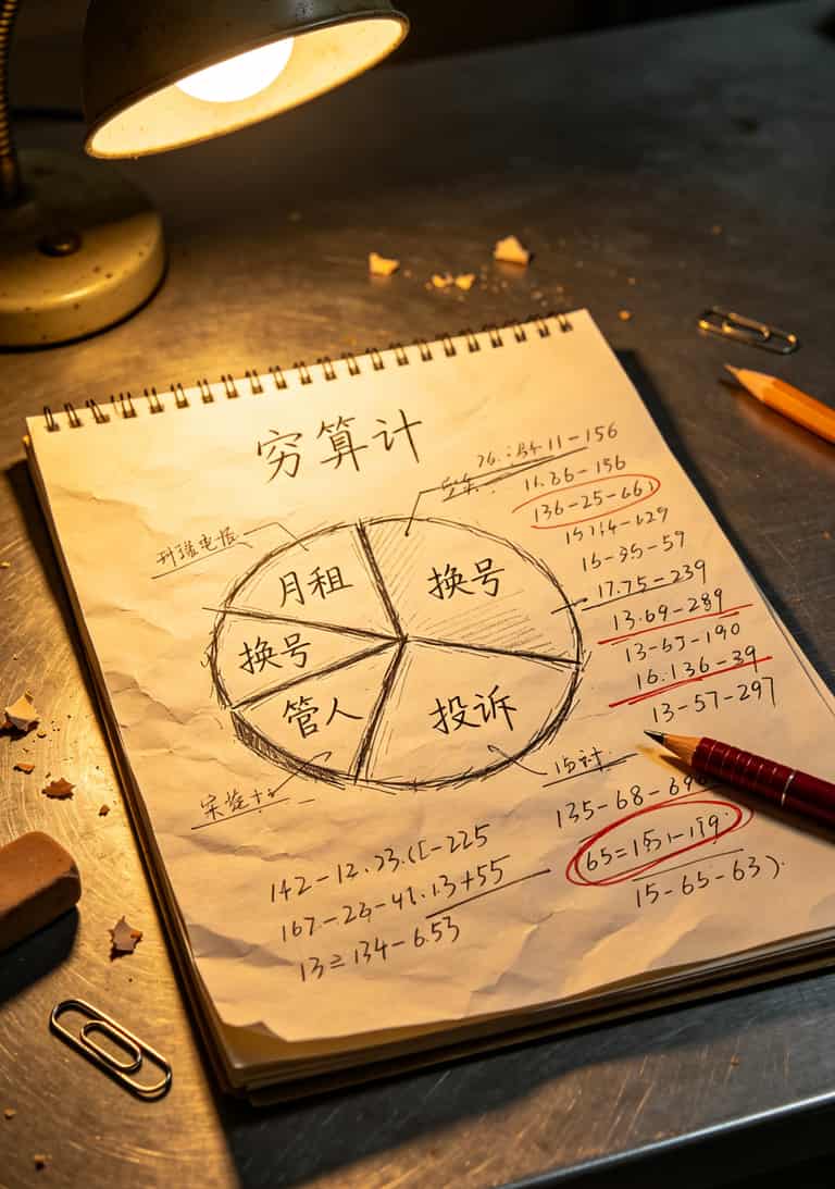 打了八年电销,劝你先查中国电信电话是多少!别再被余姚这些套餐坑了 电销卡年度总成本构成饼图(月租/轮换/管理/投诉)