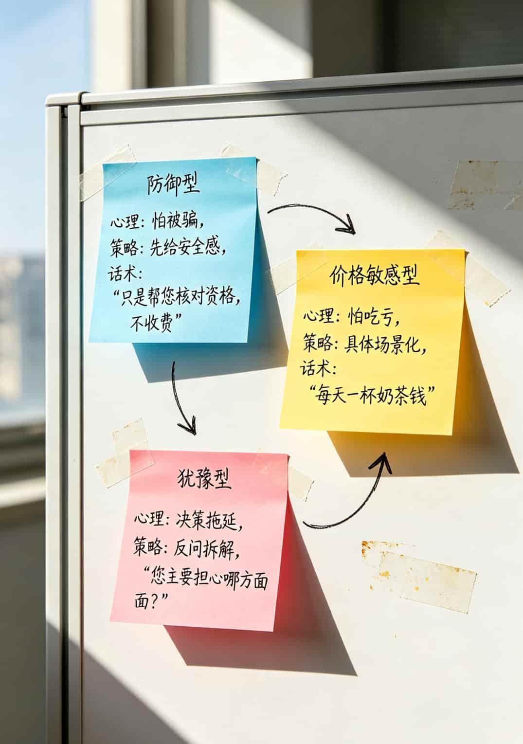 信用卡电销月入2万,我劝你先搞懂“电信营业时间” 三类信用卡客户分类应对策略图示