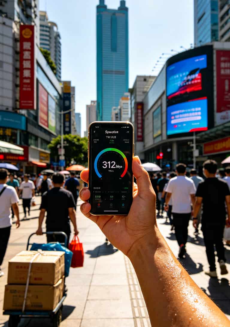 深圳手机号码靓号网实测:我跑了8家营业厅,最后躲到网上办卡才没被坑 Speedtest测速软件移动流量卡网速测试结果