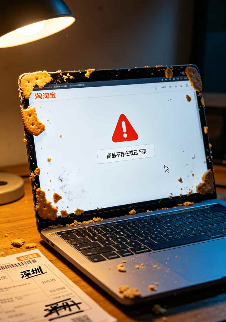 电销卡别再交智商税了!打爆电信人工服务电话号码也救不了你,看这篇就够了 淘宝电销卡商品下架页面截图,显示“商品不存在”