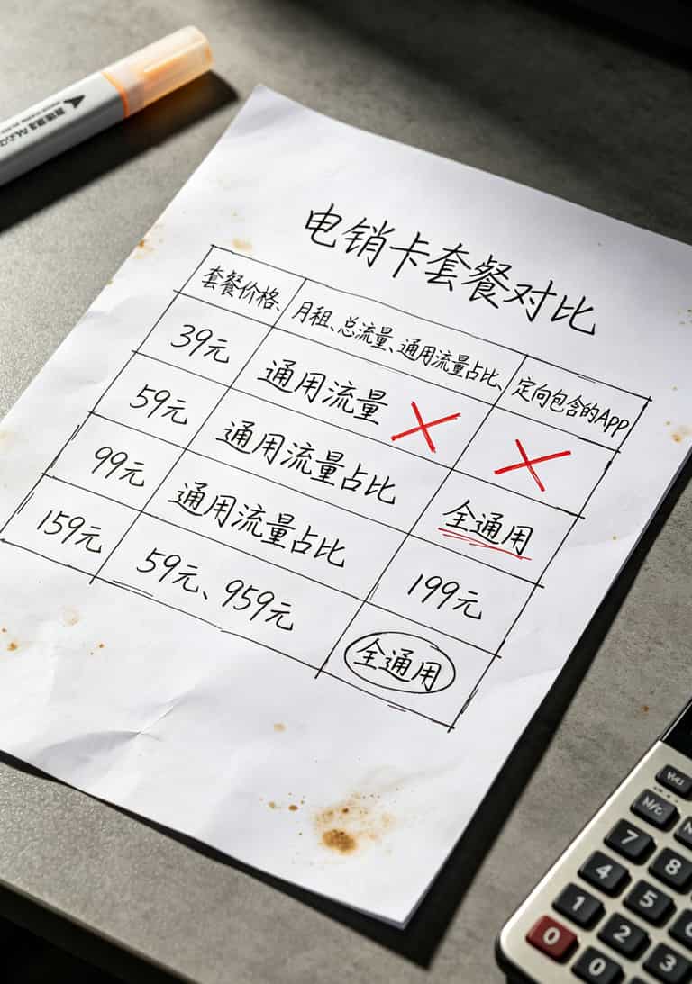 电销卡水太深!看懂“电信专用流量使用范围”,一年少亏一万多 不同价位电销卡套餐对比表格