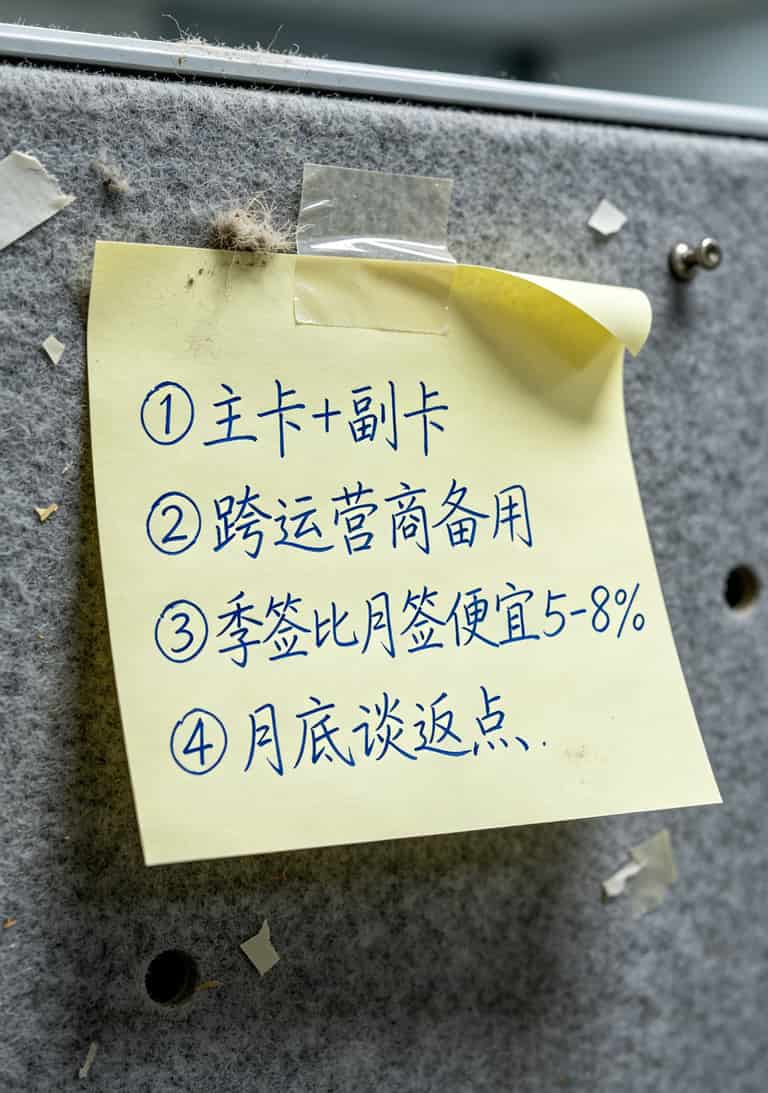 郑州老李干了8年电销,换过十几家卡商:选对电信运营商电话卡,三个月少亏20万 省钱技巧手写备忘录