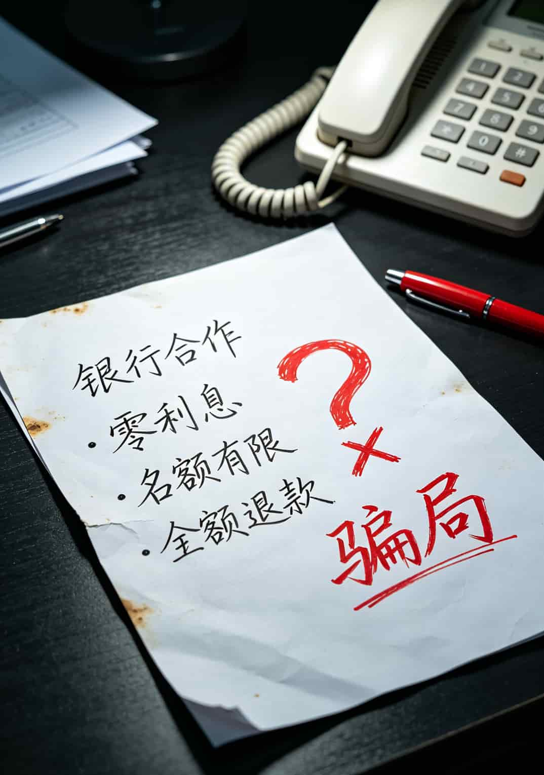 电信客服是多少?存好这个号码,我朋友靠它省下两万块 电销话术破绽标注示意图