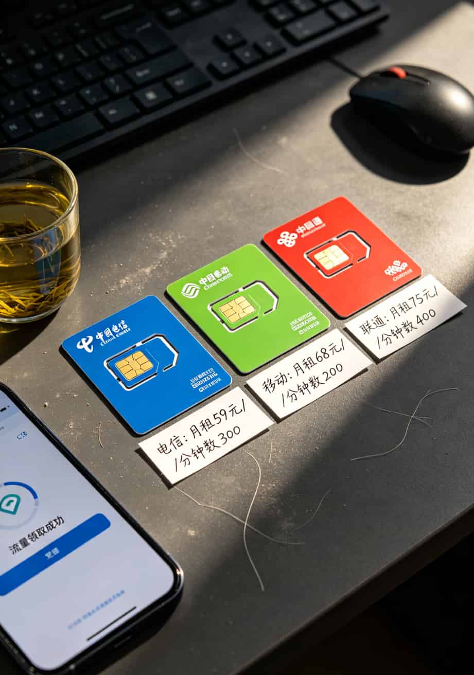 电信怎么领取免费流量?我在余姚跑了两年电销,这些门道没人告诉你 三大运营商电销卡套餐对比