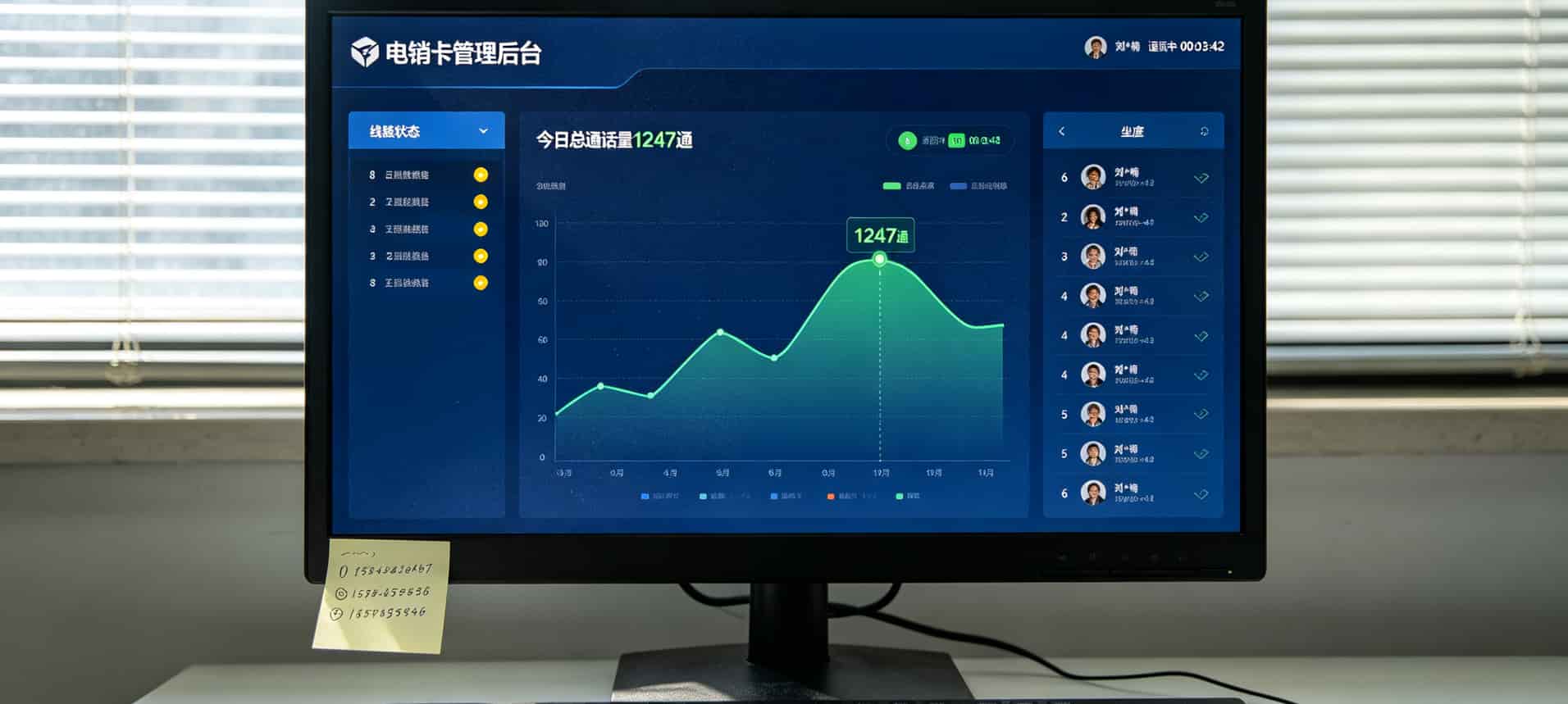 移动联通电信哪个信号好?做了十年电销,我的答案跟你想的不一样 联通电销卡管理后台显示实时通话数据和线路状态