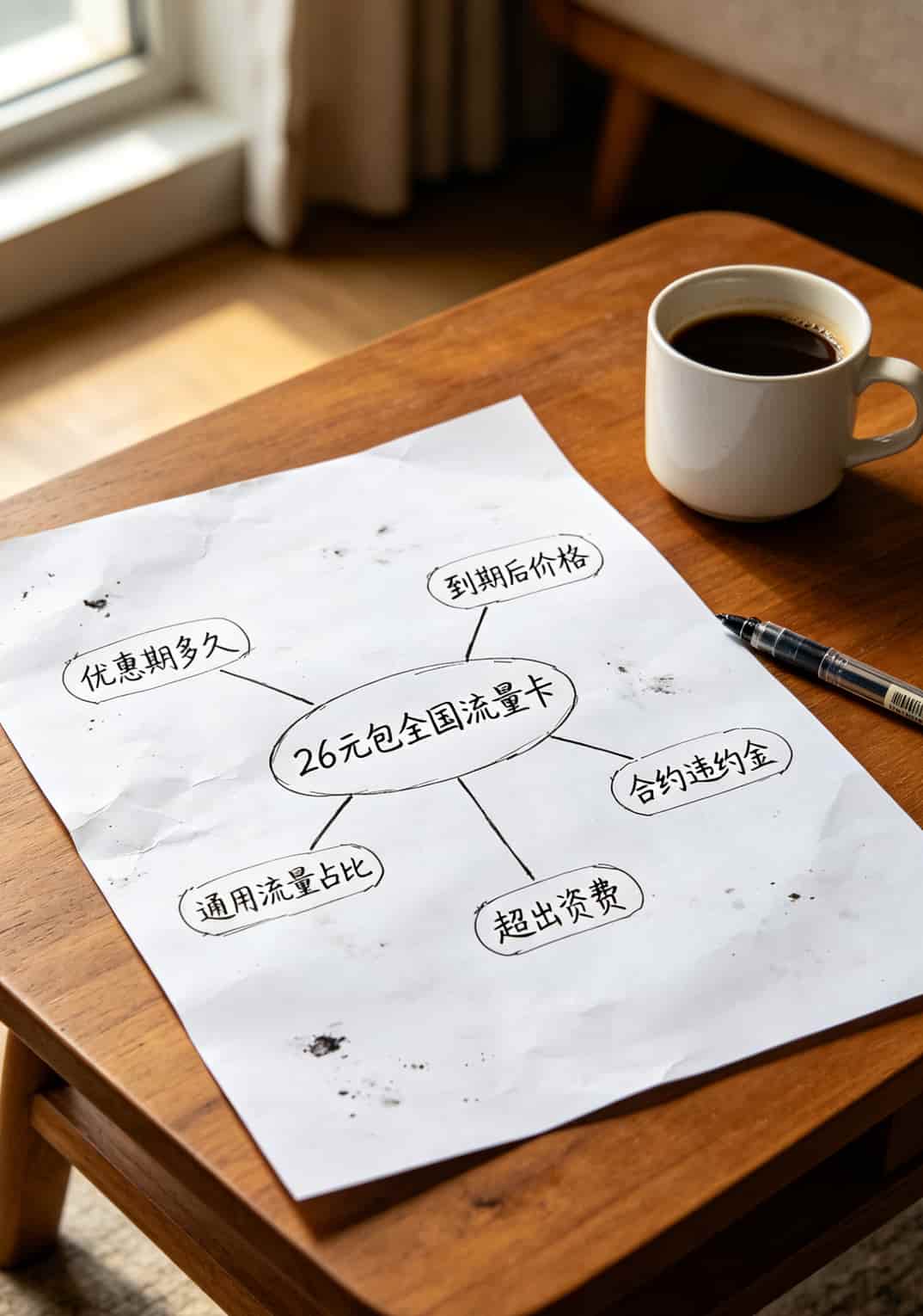 五句问话的思维导图，标注每个问题的关键检查点