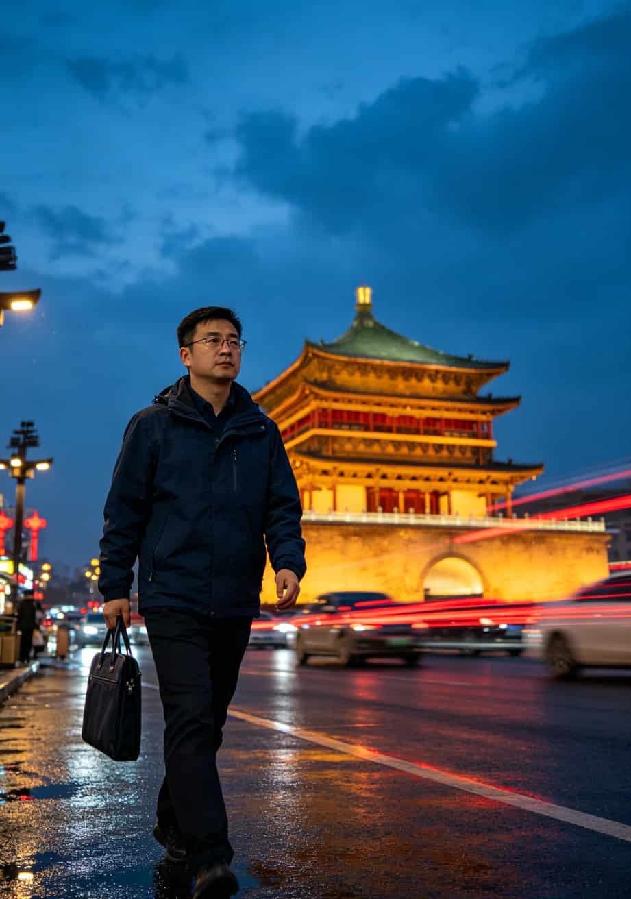 西安老马掏心窝:电销卡别瞎买,**陕西电信网上营业厅**认准这三条再下手 西安钟楼夜景,电销人下班路上的真实写照
