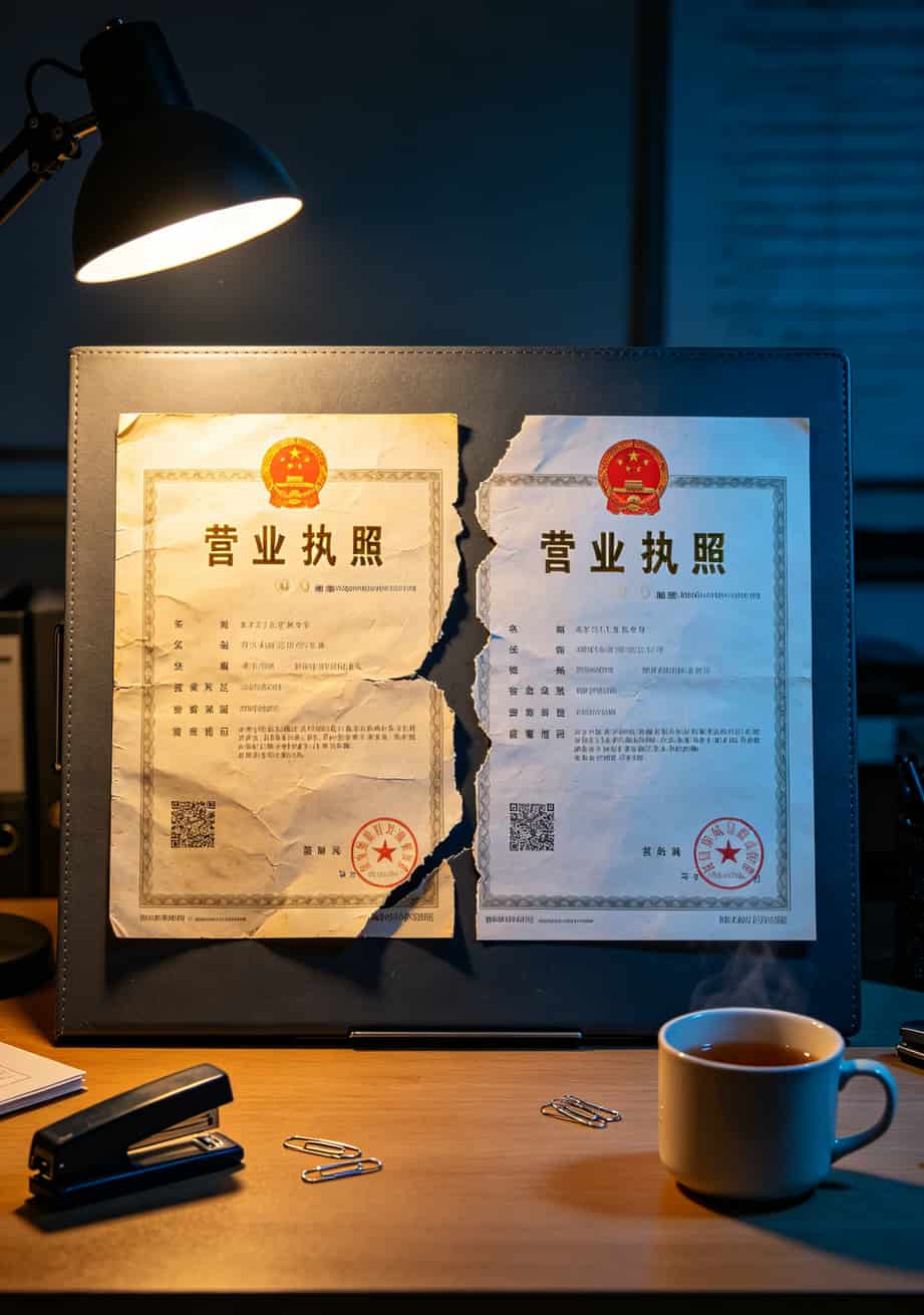 中国电信秋招季,选错电销卡一个月多花2000块,这8个坑我替你踩过了 营业执照PS造假对比图