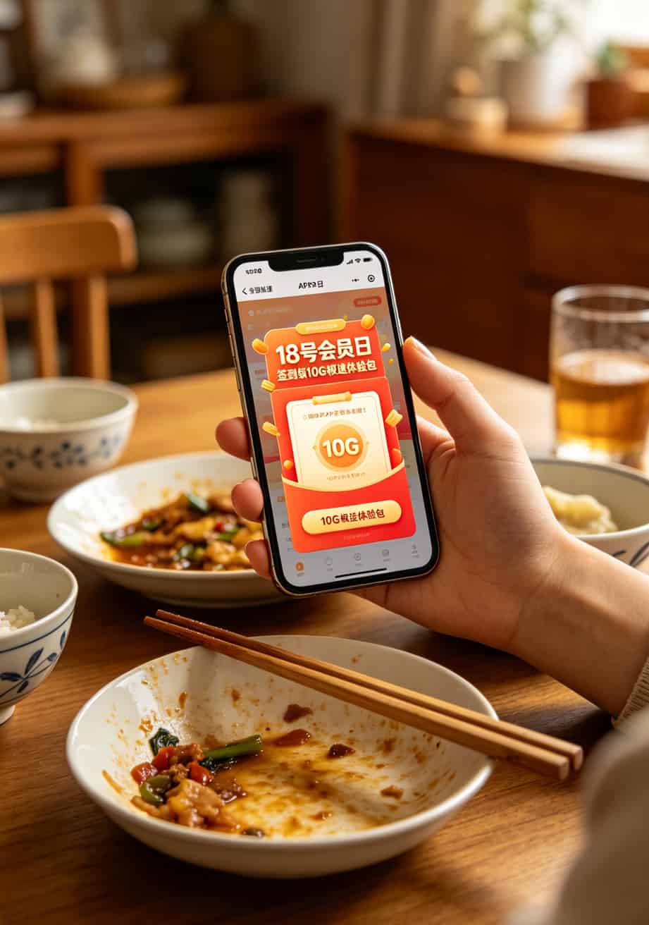 联通APP会员日领流量页面截图
