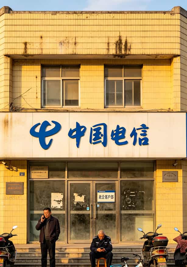 余姚电销卡避坑指南:我跑遍全城找“中国电信的电话”办卡,这些坑全踩过 余姚电信大楼门口照片