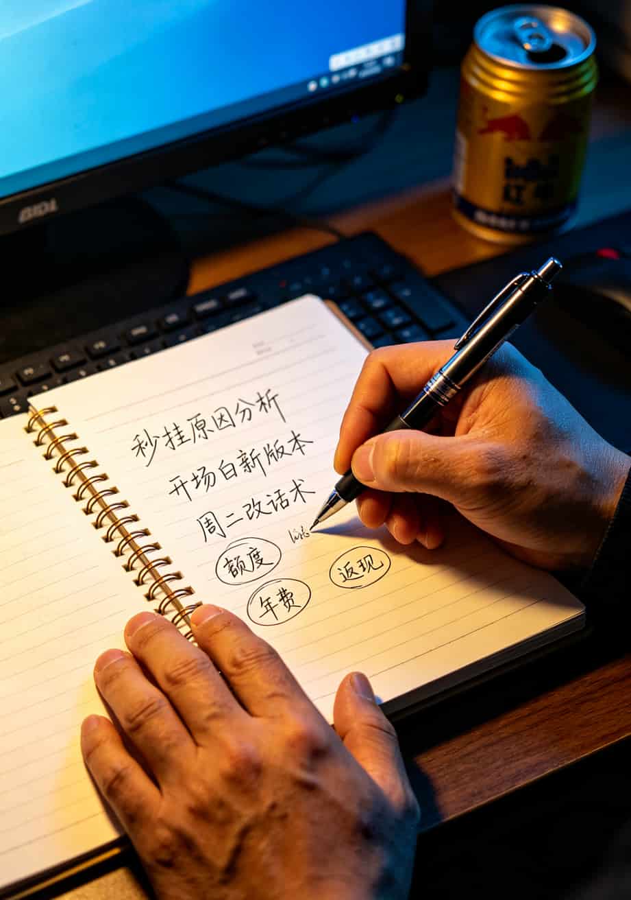 卖了8年信用卡,全靠翻通话记录翻身(附中国电信怎么查通话记录详细步骤) 一个人在笔记本上认真写字