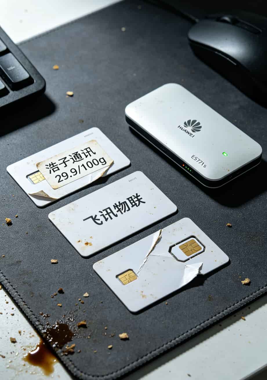29.9元100g流量卡是真的吗?我拿华为E5771s测了半年,实话都在这 微信群聊天记录,几个人在吐槽流量卡断网