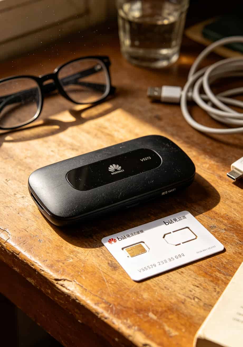 实测30天:b站免流流量卡+华为随身WiFi,隔墙信号和每月省多少钱一次说清 两堵墙信号衰减测试示意图