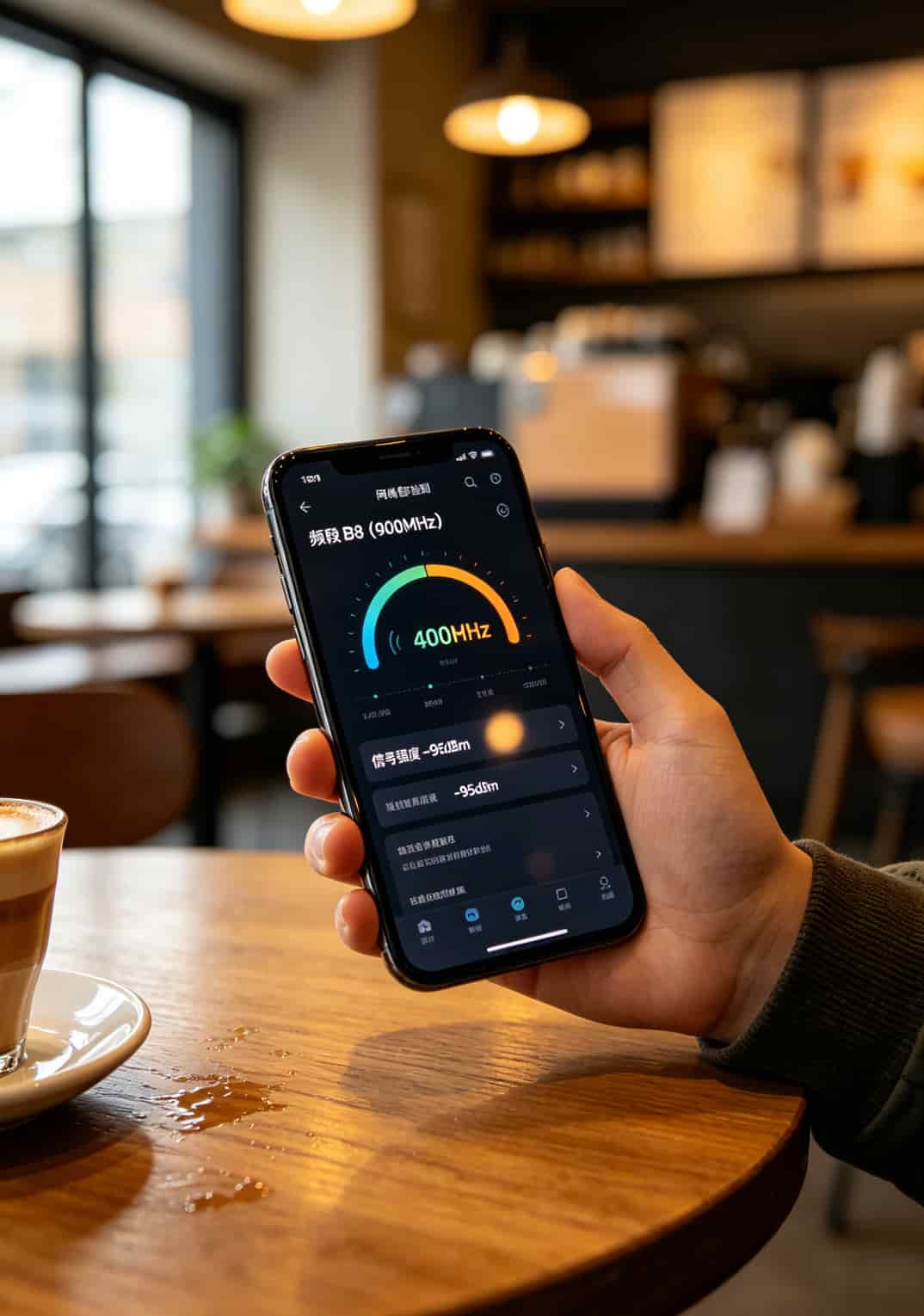 实测30天:b站免流流量卡+华为随身WiFi,隔墙信号和每月省多少钱一次说清 手机信号频段检测截图