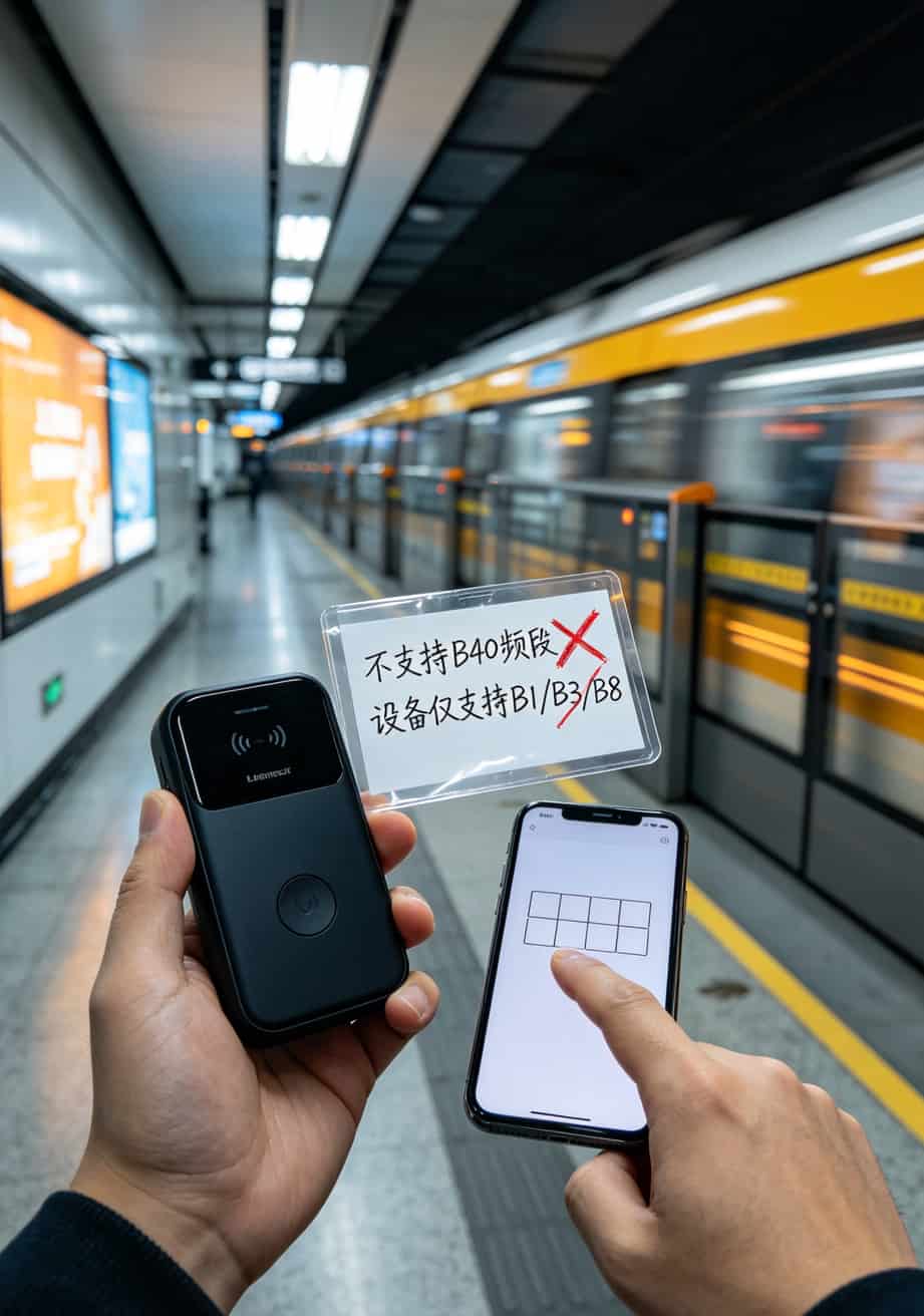 地铁场景信号覆盖频段匹配问题说明