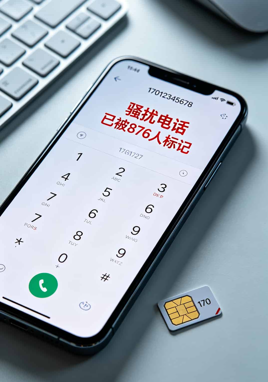 搜“19电信流量卡办理”上当三次后,我总结出这套电销卡防坑手册 170/171号段被标记为骚扰电话的手机截图