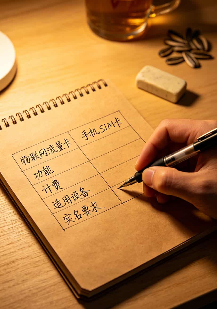 19流量卡300g到底值不值?华为随身WiFi用户别再花冤枉钱了 流量卡与手机SIM卡功能差异对比表格