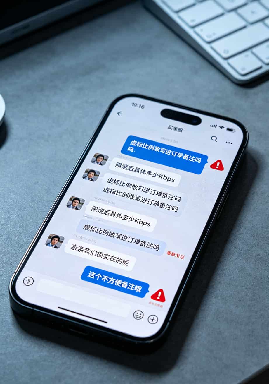 与客服对话的七问法示例