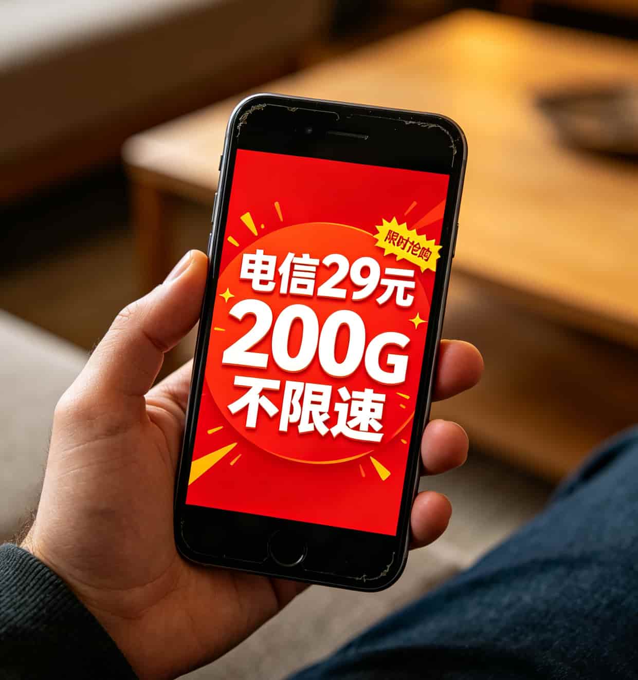 29块流量卡,值不值得办?我掏钱踩坑后给你交个底 抖音上29元流量卡广告截图