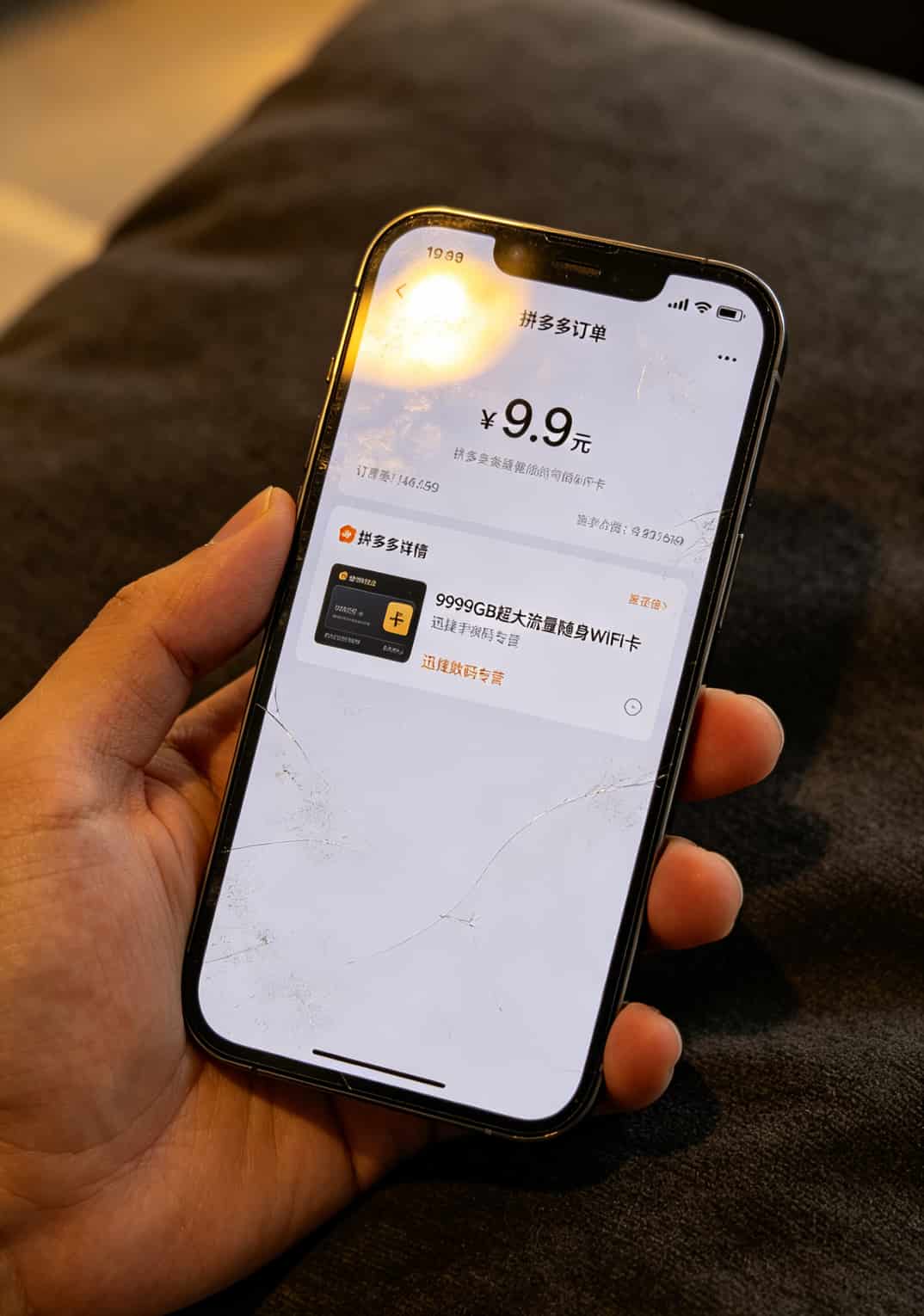 4g监控流量卡多少钱一个月?19块能买150GB,别再多花冤枉钱了 拼多多9.9元流量卡购买截图