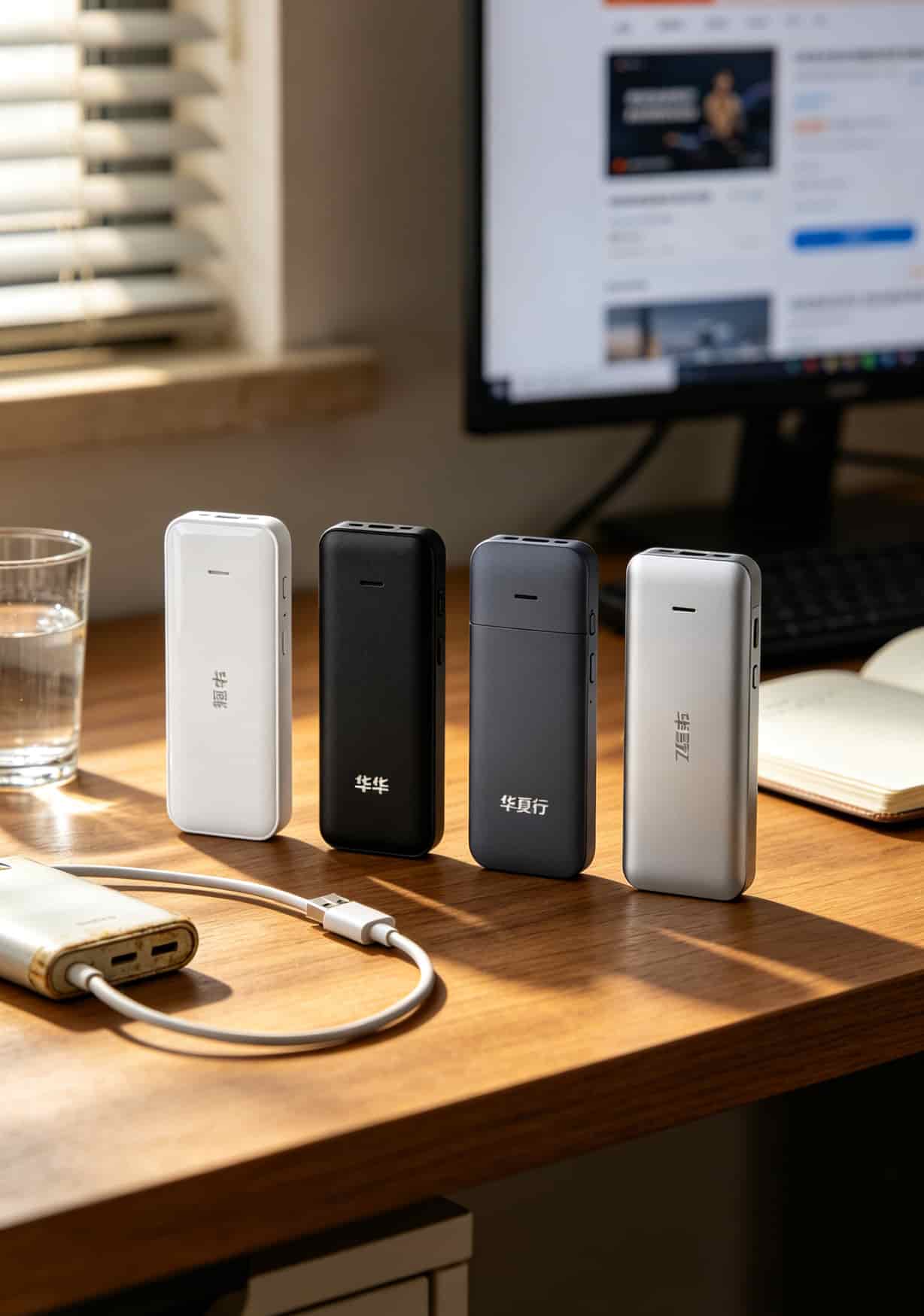5g流量卡套餐没选对,随身WiFi就是电子垃圾(老赵实测半年) 老赵实测四款随身WiFi设备叠放对比图