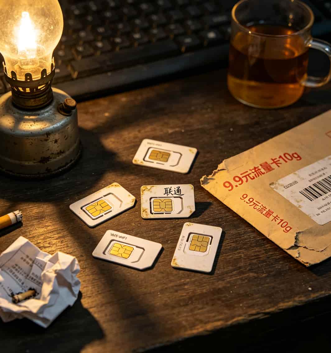 九块九10个g的流量卡,我买了四张全踩坑了!杭州老张含泪整理这份避坑指南 杭州老张实测四张9.9元流量卡10g套餐的对比照片,其中两张已经无法使用