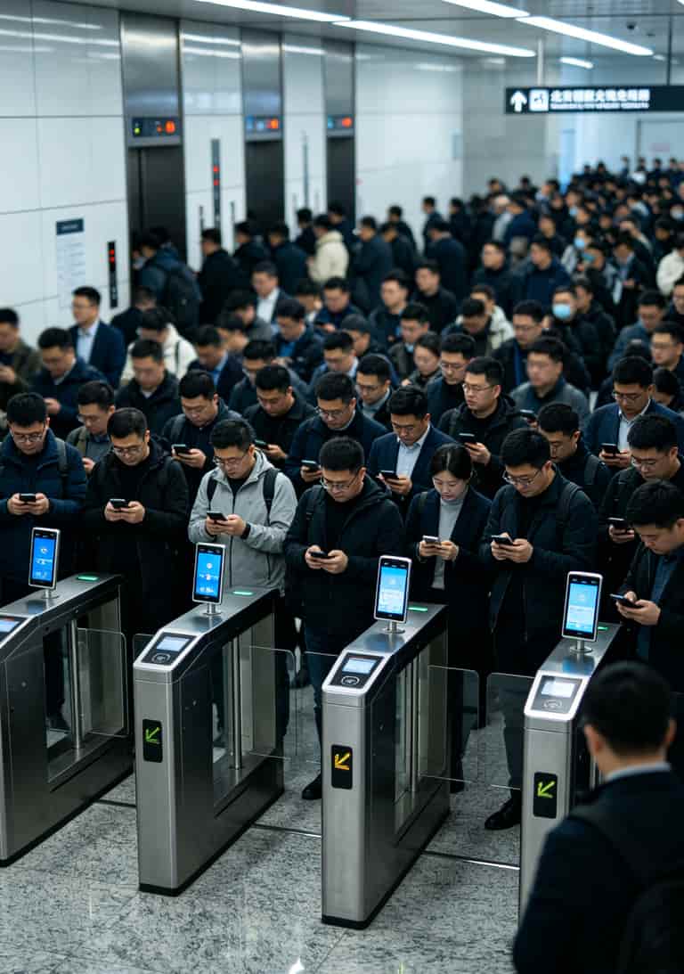 9元一个月的流量卡是真的吗?我办过五张卡,踩坑四次,说点大实话 国贸写字楼中午用餐时间人群密集