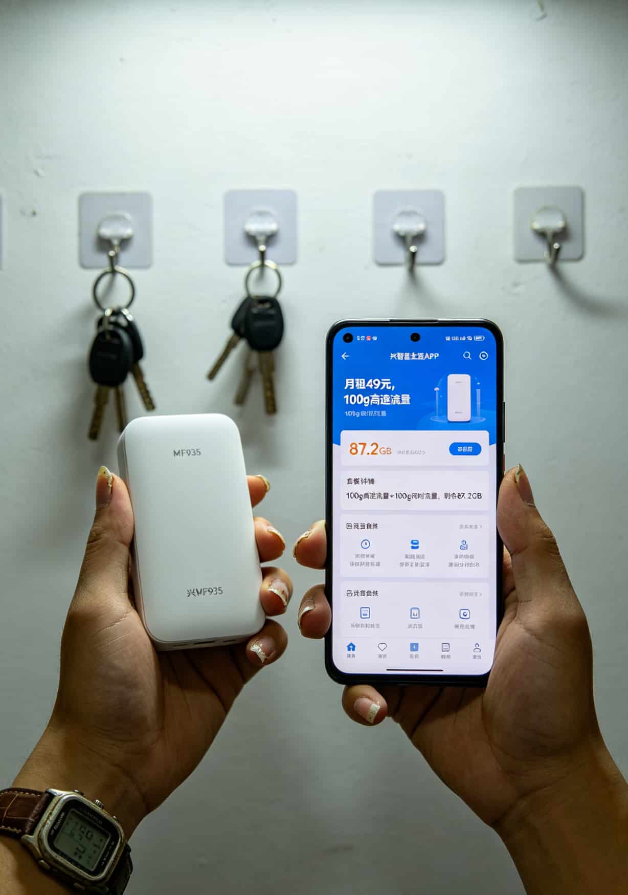 中兴官方APP套餐截图