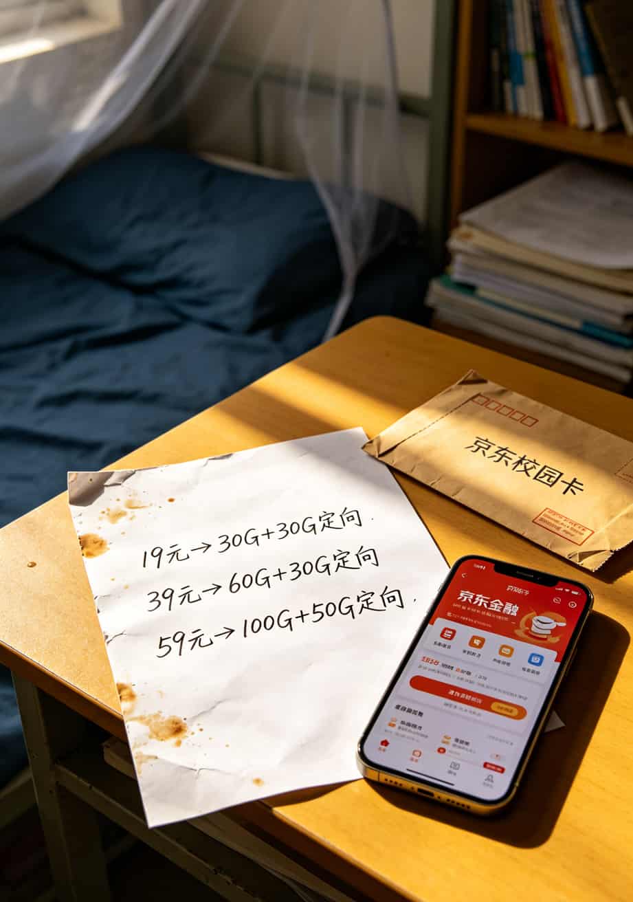 搜“电信流量卡有什么套餐”之前,先看完这篇——京东校园卡19/39/59实测+注销血泪史 京东金融App下载页面截图,箭头标注正确版本