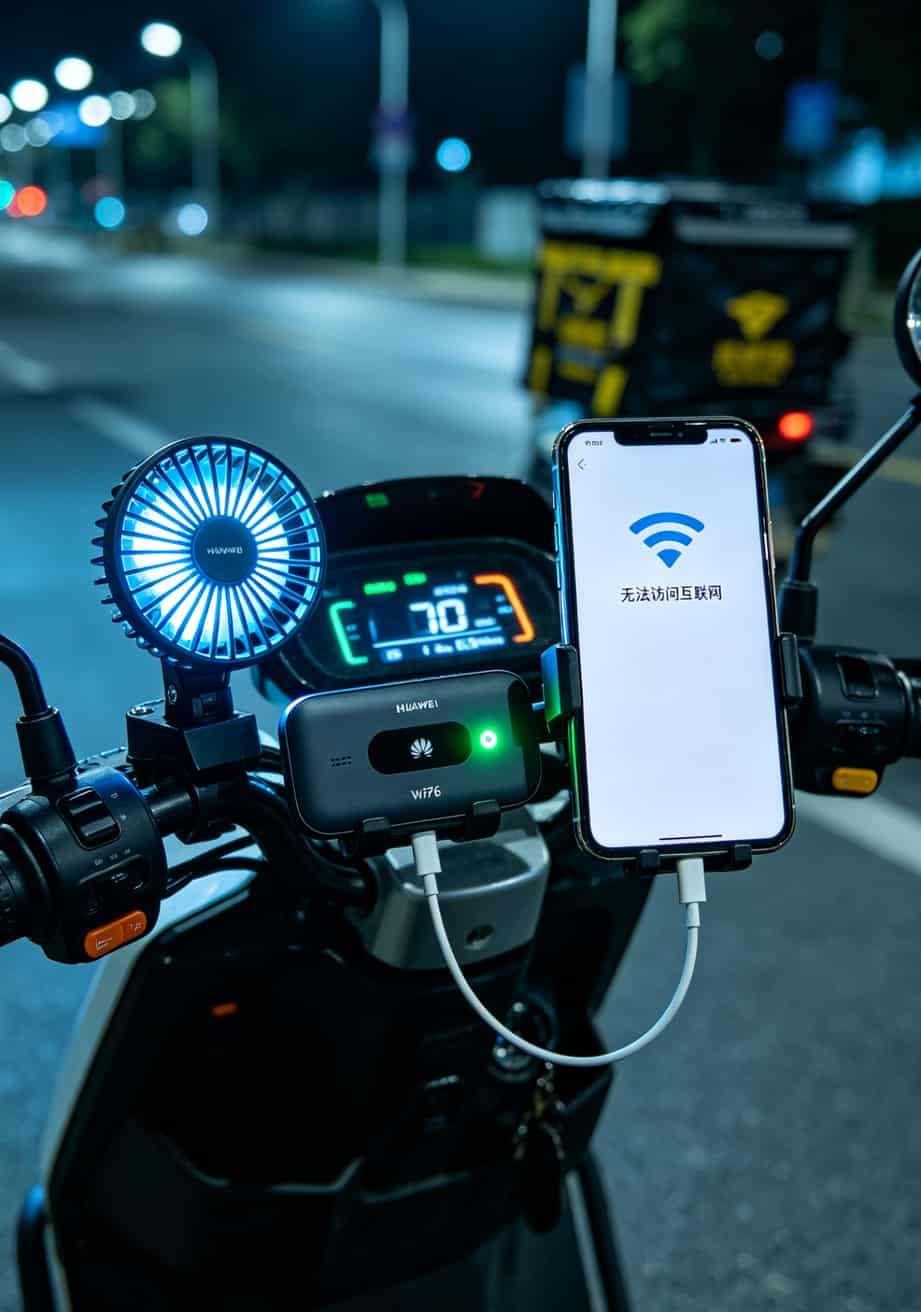 华为E5576随身WiFi指示灯亮但无网络连接