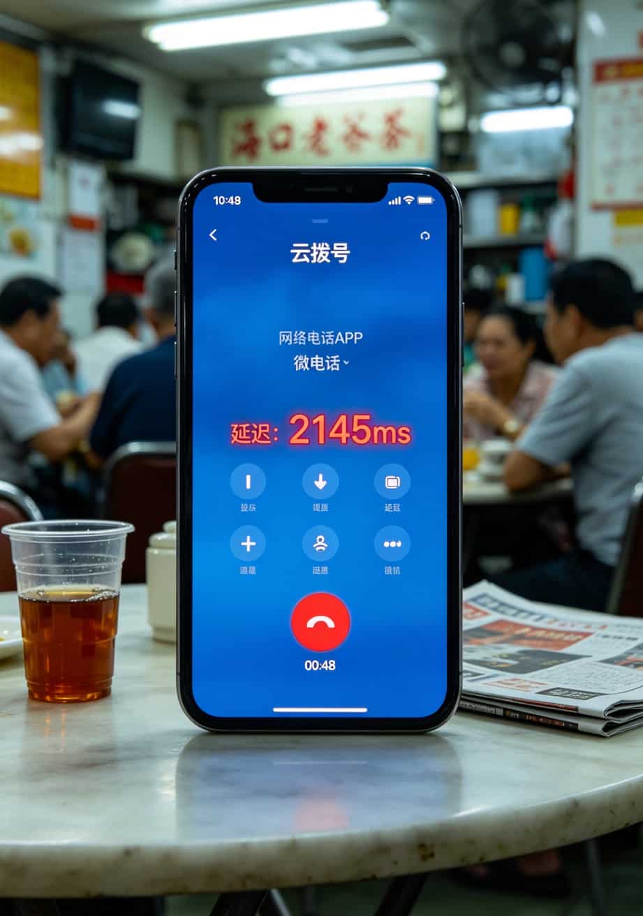 搜19.9元100g流量卡想打电话?听海南老电销说句大实话:别买 网络电话软件延迟截图示例