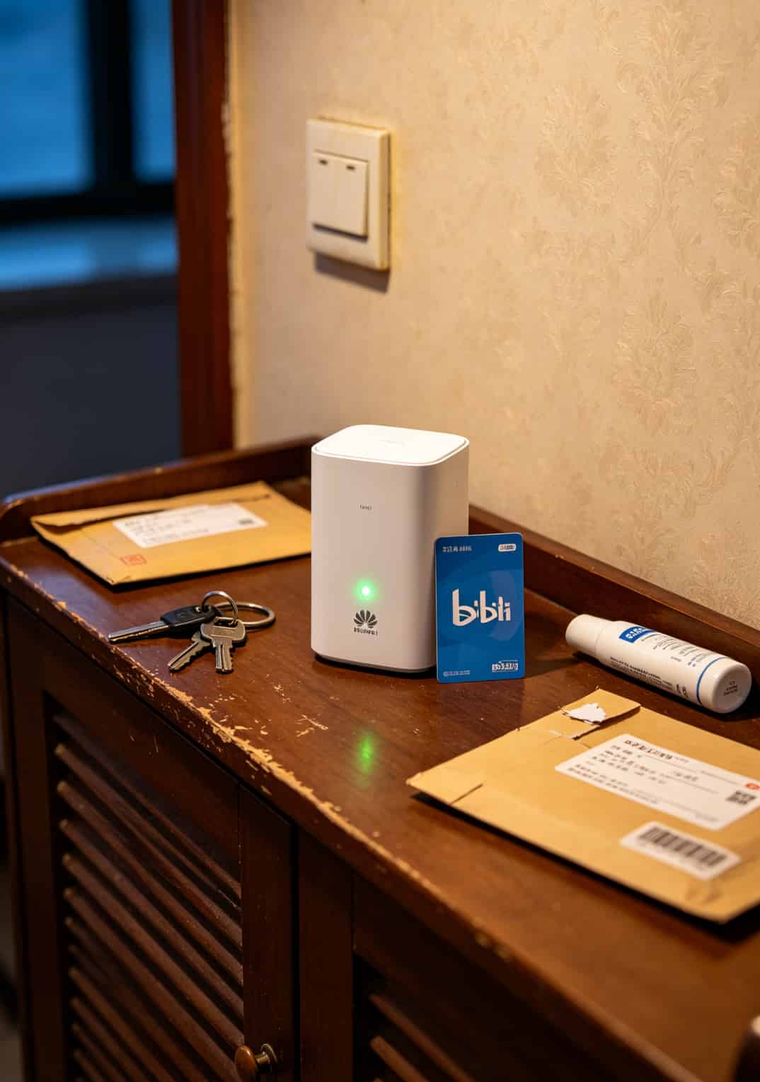 实测30天:b站免流流量卡+华为随身WiFi,隔墙信号和每月省多少钱一次说清 高铁上使用随身WiFi看B站实拍