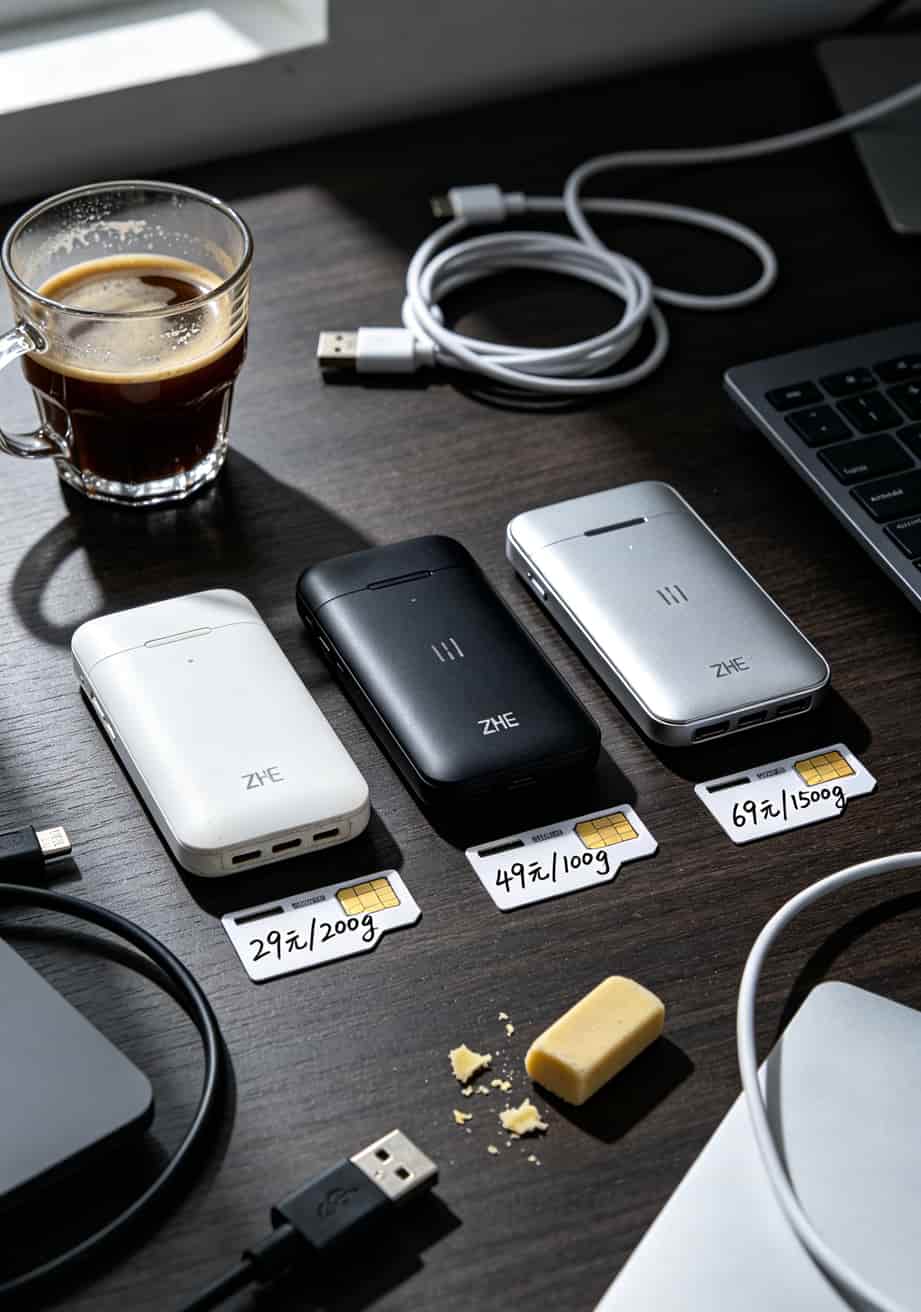 随身WiFi设备与流量卡套餐对比